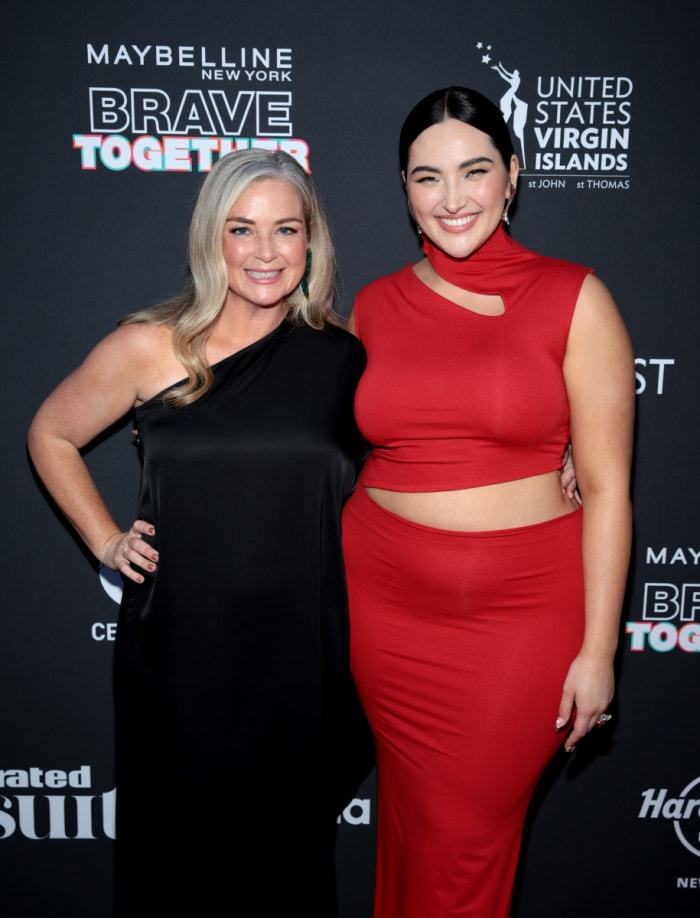 SI Swimsuit editor in chief MJ Day and 2022 cover model Yumi Nu